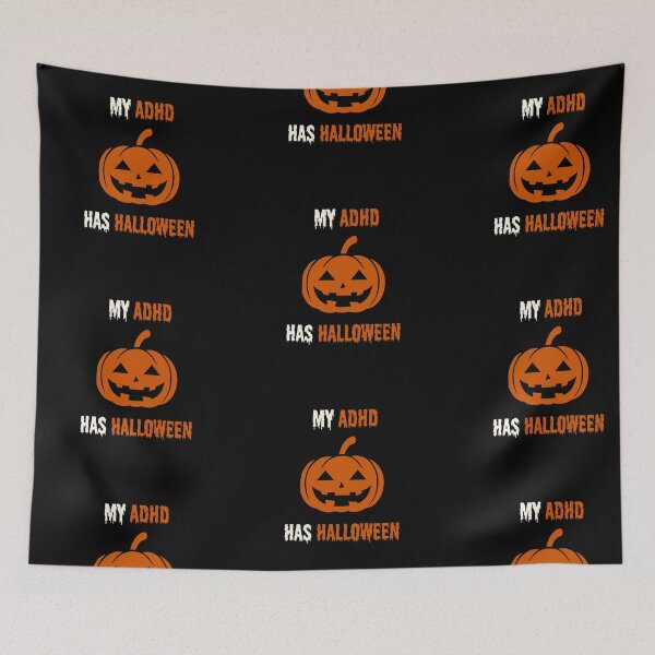 Item preview, My ADHD has Halloween Funny ADHD Halloween Pumpkin designed and sold by T-version.