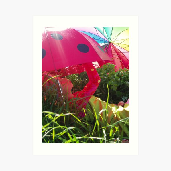 Umbrella Houses Art Print