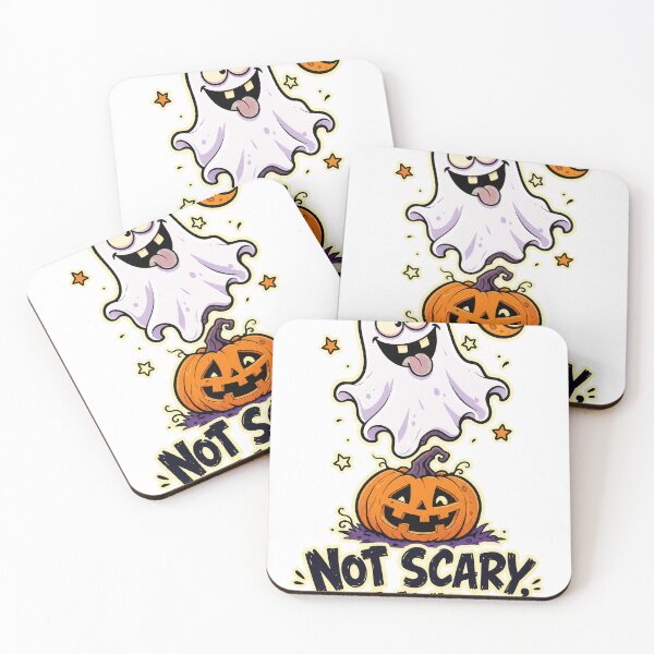 Item preview, Not Scary Just Awkward Funny Ghost Halloween Meme T-Shirt designed and sold by KIDEnia.