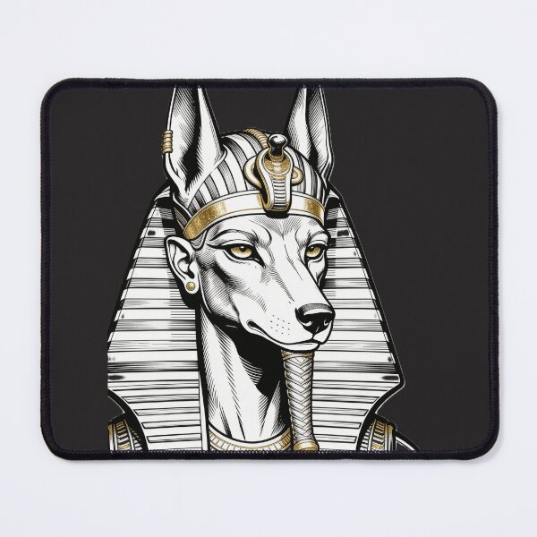 Item preview, Minimalist Anubis: Ancient Egypt Fine Line Tattoo Art designed and sold by GodsMonsterss.