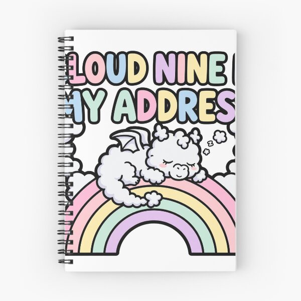 Item preview, Cute Cloud Dragon Sleeping on Rainbow Pastel Sticker designed and sold by xiaoxiaochibi.