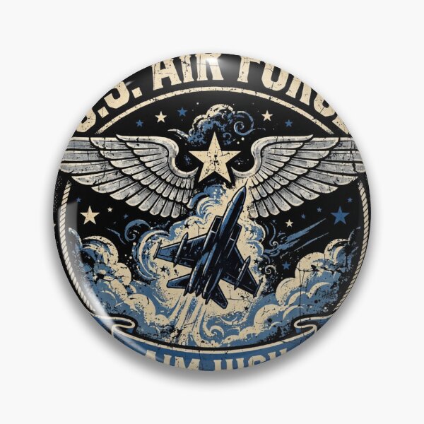 Item preview, US Air Force Veteran Aim High Wings Military Shirt designed and sold by ApplegateForce.