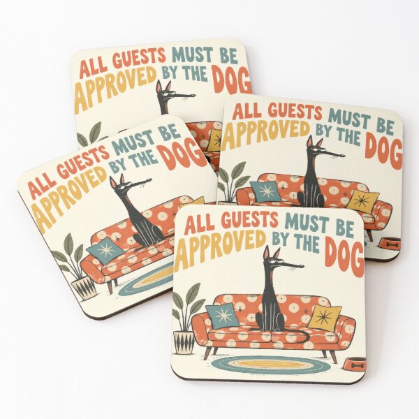 Item preview, Guests must gain approval from dog designed and sold by anytka.