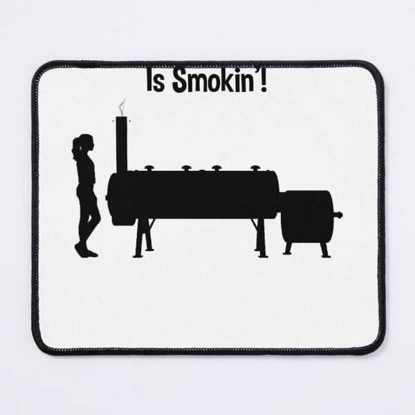 Item preview, My Wife Is Smokin Funny BBQ Grill Pitmaster Humor designed and sold by 198tees.
