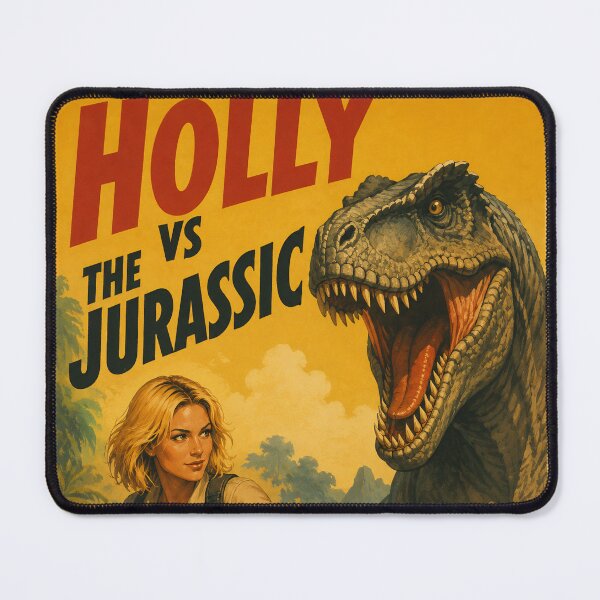 Item preview, Holly vs The Jurassic designed and sold by Moviebuff91.