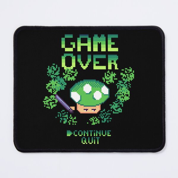 Item preview, Game Over Pixel Art Mushroom - Arcade Screen Spirit designed and sold by RetroRlx.