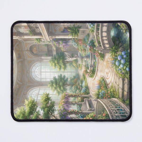 Item preview, vintage garden indoor (no border) landscape designed and sold by Crimsonmerchant.