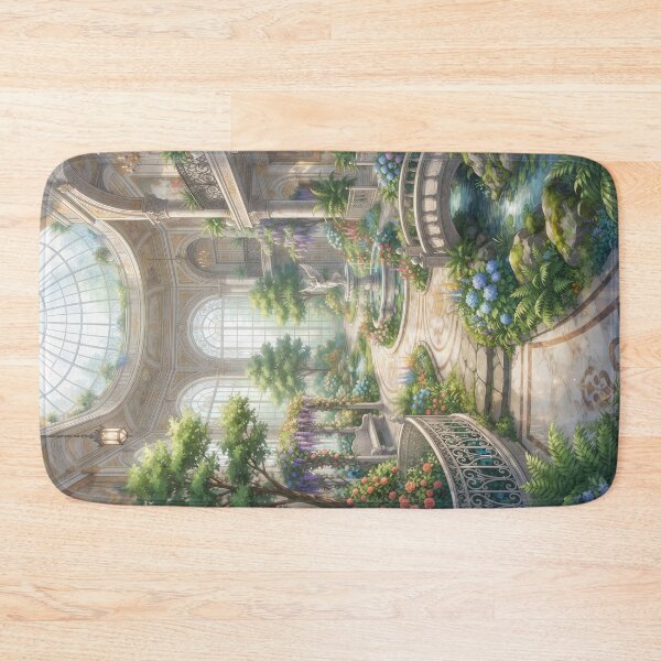 Item preview, vintage garden indoor  (no border) landscape designed and sold by Crimsonmerchant.