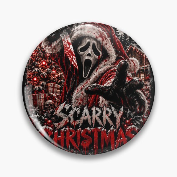 Item preview, Scarry Christmas Ghost Face Scream Xmas Horror  designed and sold by CyberArtistOne.