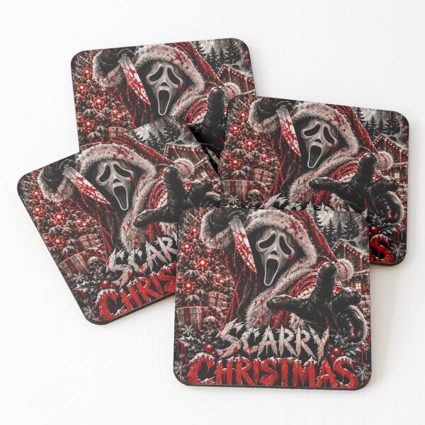 Item preview, Scarry Christmas Ghost Face Scream Xmas Horror  designed and sold by CyberArtistOne.