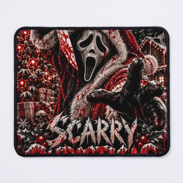 Item preview, Scarry Christmas Ghost Face Scream Xmas Horror designed and sold by CyberArtistOne.
