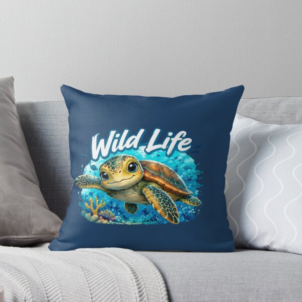 Item preview, Wild Life Turtle – Cute Ocean Explorer designed and sold by MushArtist.