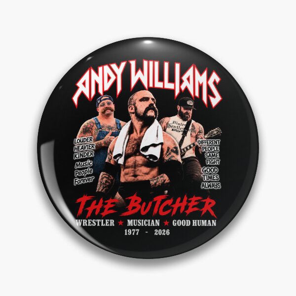 Artikelvorschau, Andy-Williams „The Butcher“ – Tributgrafik entworfen und verkauft von LuzWilderman.