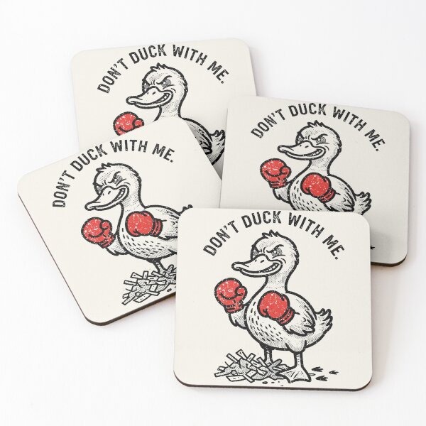 Item preview, Angry Boxing Duck Don't Duck With Me Funny Attitude Quote designed and sold by Amir Faysal.