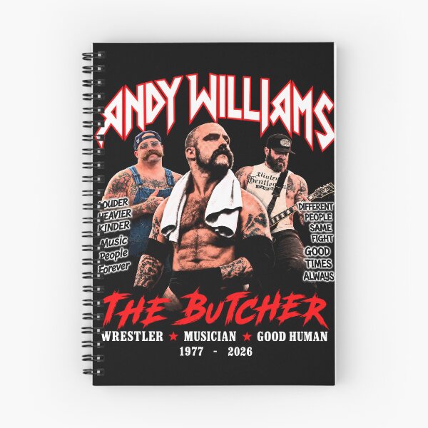 Item preview, Andy-Williams The Butcher Tribute Graphic designed and sold by LuzWilderman.