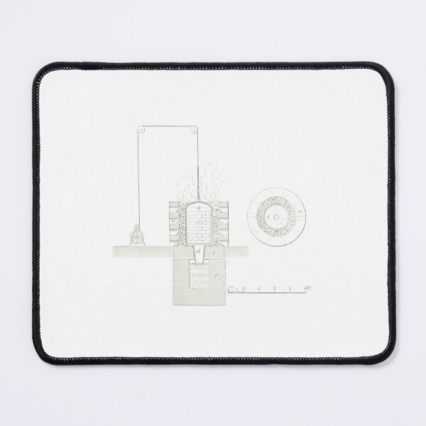 Item preview, Victorian Metallurgy Furnace Patent Drawing designed and sold by Antique Science Press.