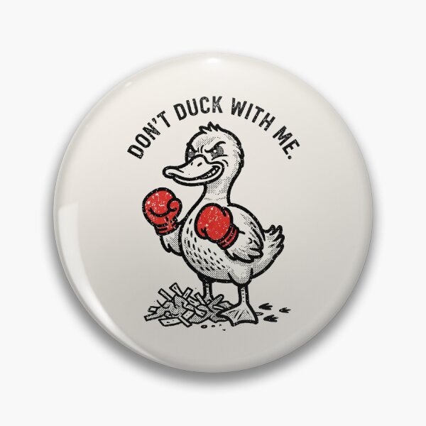 Item preview, Angry Boxing Duck Don't Duck With Me Funny Attitude Quote designed and sold by Amir Faysal.