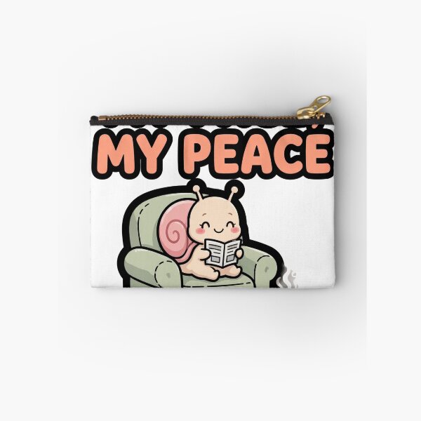 Item preview, Cozy Snail Reading in Armchair My Pace My Peace Sticker designed and sold by xiaoxiaochibi.