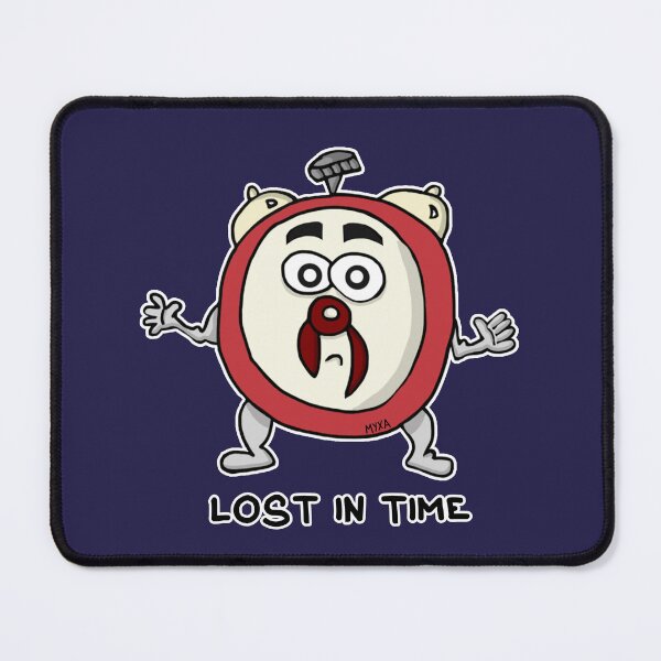 Item preview, Lost In Time Sticker | Funny Alarm Clock Space Time Meme designed and sold by MyxaART.