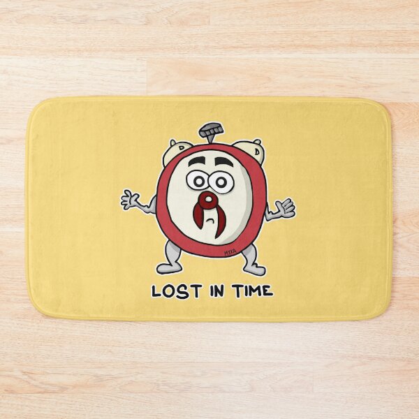 Item preview, Lost In Time Sticker | Funny Alarm Clock Space Time Meme designed and sold by MyxaART.