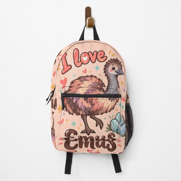 Item preview, I Love Emus Cute Bird Art designed and sold by Pure Craft.