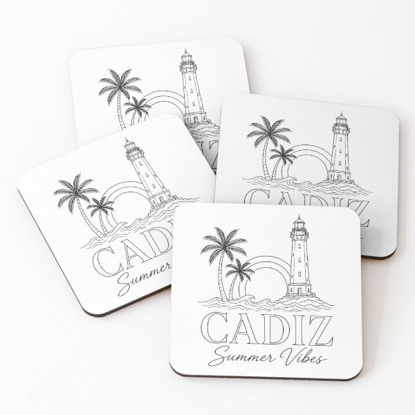Item preview, Cadiz Summer Vibes / Vintage Palm Tree Lighthouse designed and sold by StudioPixelArts.
