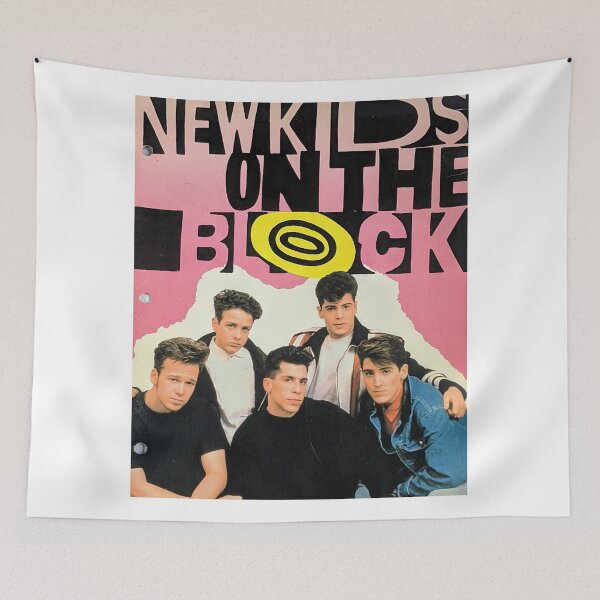 Item preview, New Kids On The Block Original Custom Vintage Music Band Tee Unique Poster Wall Art designed and sold by Cool Robot Bro..