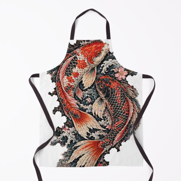 Item preview, Koi carp in bloom  designed and sold by Artful Traditions .