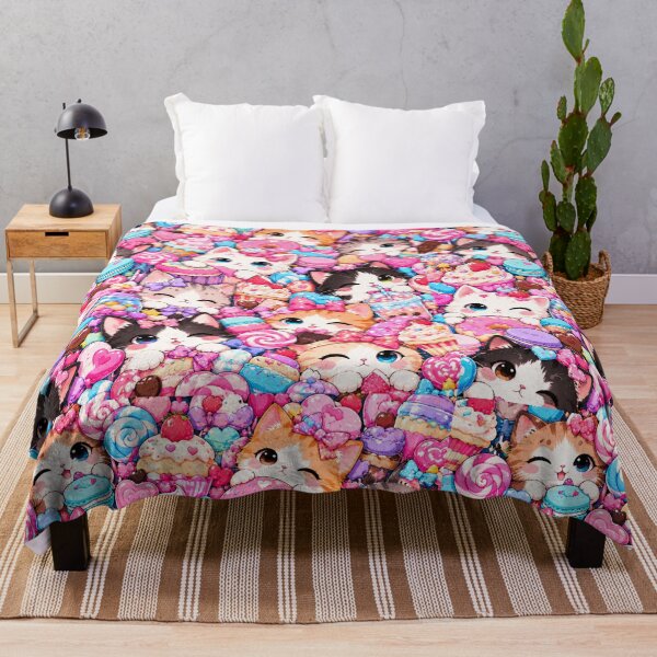 Item preview, Colorful Nordic Tropical Cat Pattern designed and sold by Aramdesing.