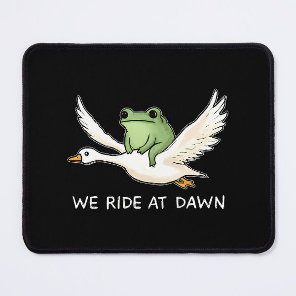 Item preview, We Ride At Dawn Frog Goose Funny Animal designed and sold by BuncoHearas.