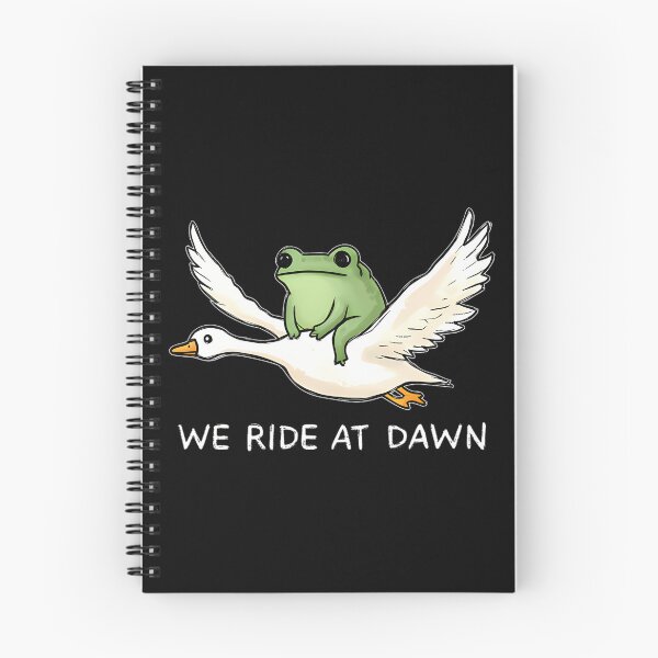 Item preview, We Ride At Dawn Frog Goose Funny Animal designed and sold by BuncoHearas.