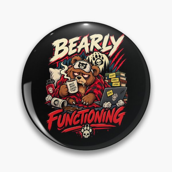 Item preview, Bearly Functioning Need More Coffee designed and sold by RatherCreative.