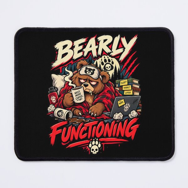 Item preview, Bearly Functioning Need More Coffee designed and sold by RatherCreative.