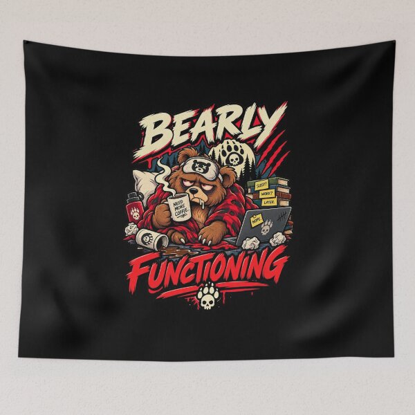 Item preview, Bearly Functioning Need More Coffee designed and sold by RatherCreative.