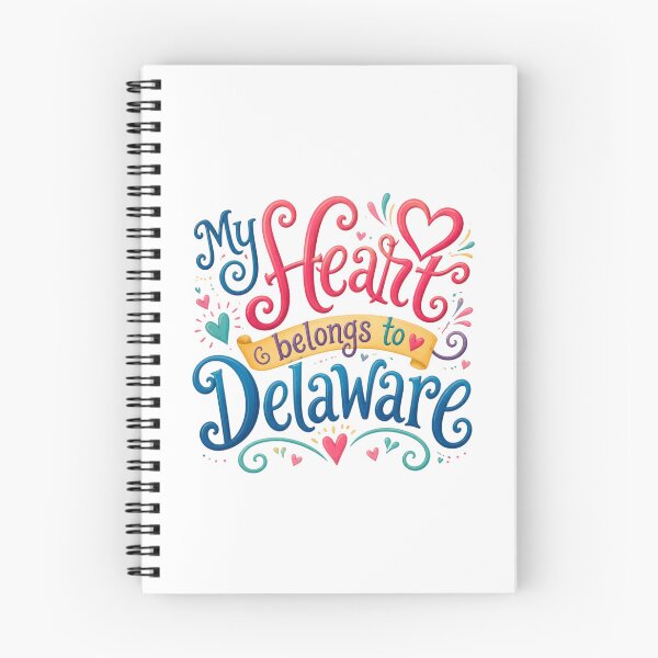 Item preview, My Heart Belongs to Delaware - Cute Souvenir Travelers Gift for Men Women & Kids  designed and sold by Mozaic Clothes.