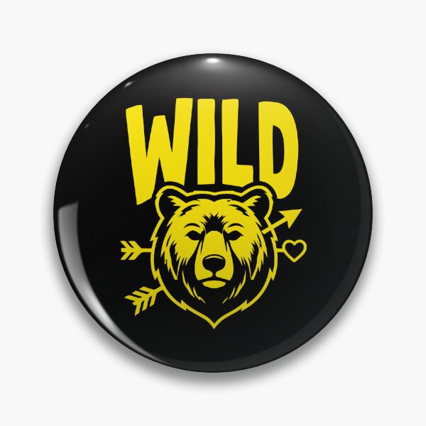 Item preview, Wild Grizzly Bear Head Arrow Heart Outdoor Wilderness designed and sold by Amir Faysal.