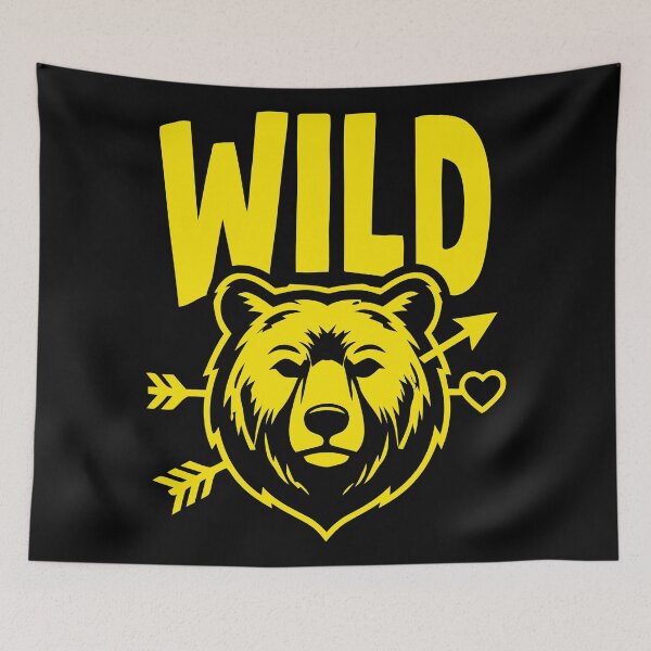 Item preview, Wild Grizzly Bear Head Arrow Heart Outdoor Wilderness designed and sold by Amir Faysal.