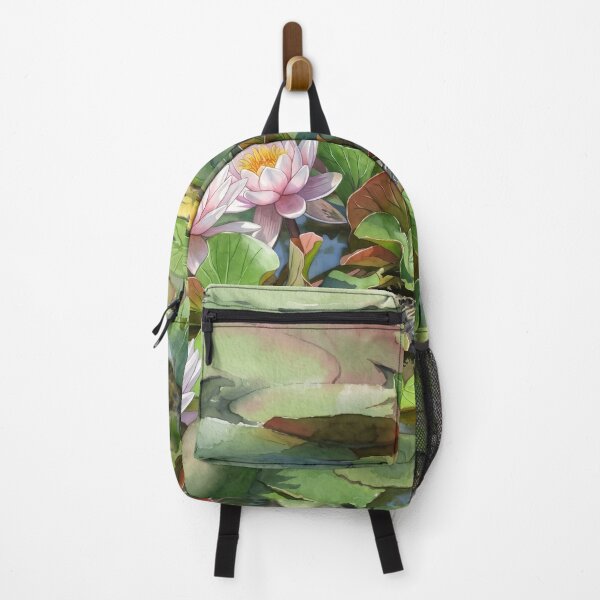 Item preview, Water Lilies  Lily Pads Botanical digital Watercolor Art  designed and sold by M.ALK.Watercolor.