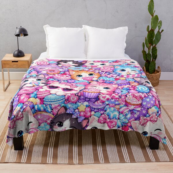 Item preview, Colorful Nordic Tropical Cat Pattern designed and sold by Aramdesing.