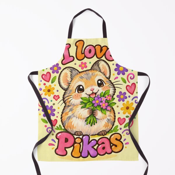 Item preview, Cute Pika Holding Flowers Kawaii Illustration designed and sold by Pure Craft.