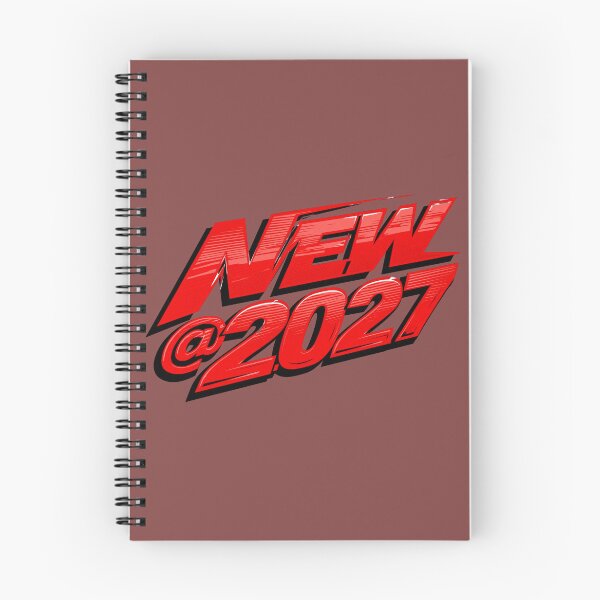 Item preview, Merry 2027 Retro Red Speed Typograph designed and sold by MythicMood.