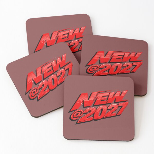Item preview, Merry 2027 Retro Red Speed Typograph designed and sold by MythicMood.