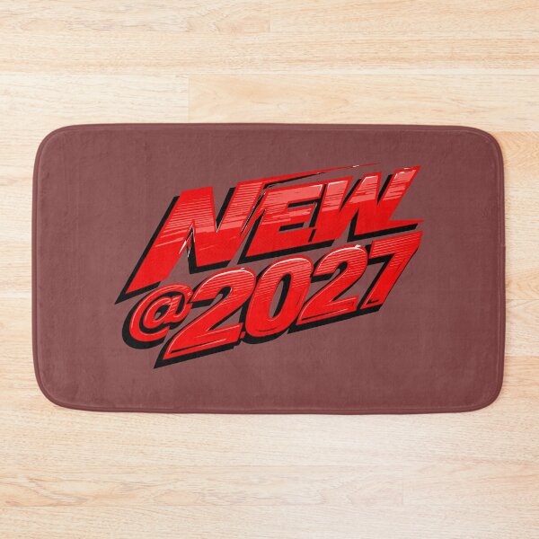 Item preview, Merry 2027 Retro Red Speed Typograph designed and sold by MythicMood.