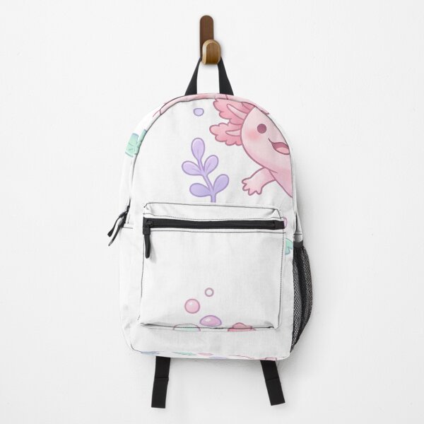 Item preview, Kawaii Axolotl Underwater Pastel Illustration designed and sold by mindshocker.