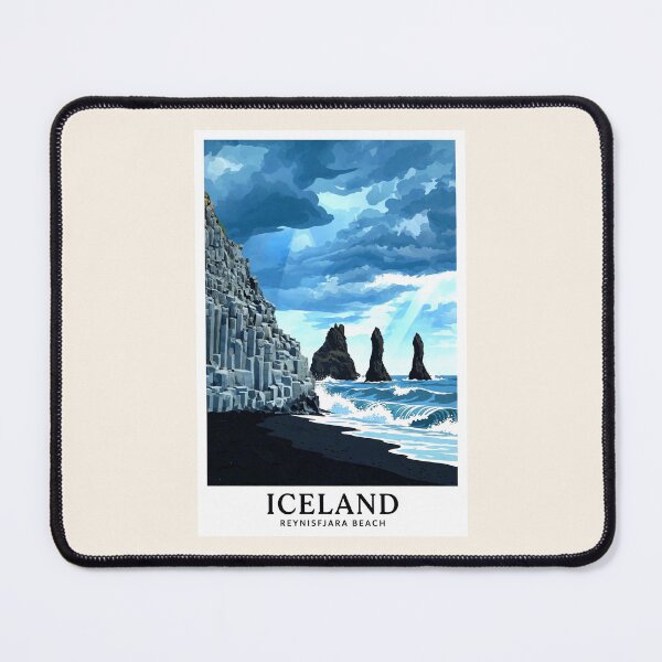 Item preview, Iceland — Reynisfjara Beach — A Dramatic Journey Along the Black Atlantic Coast designed and sold by DibujandoPorfa.