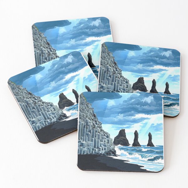 Item preview, Iceland — Reynisfjara Beach — A Dramatic Journey Along the Black Atlantic Coast designed and sold by DibujandoPorfa.