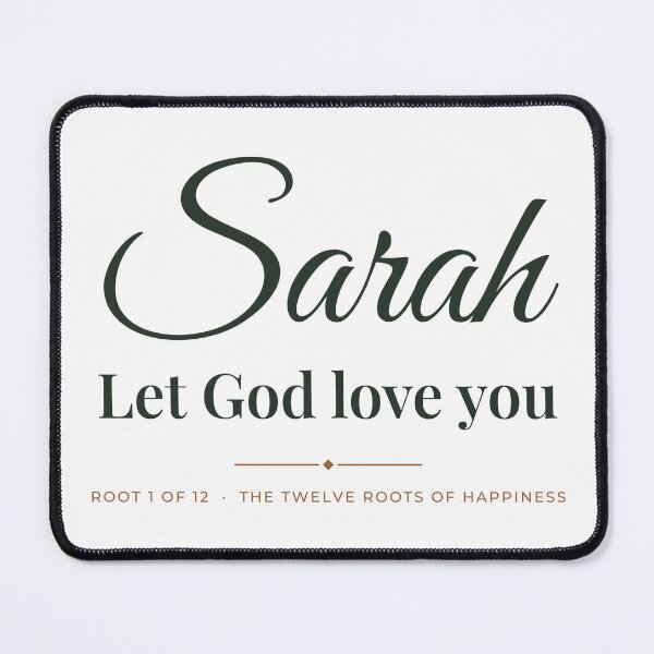 Item preview, Sarah - Let God love you designed and sold by chessnegocios.