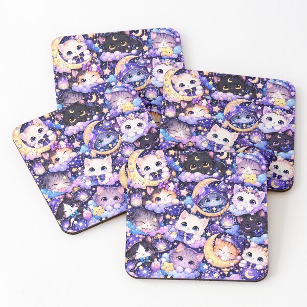 Item preview, Colorful Nordic Tropical Cat Pattern designed and sold by Aramdesing.