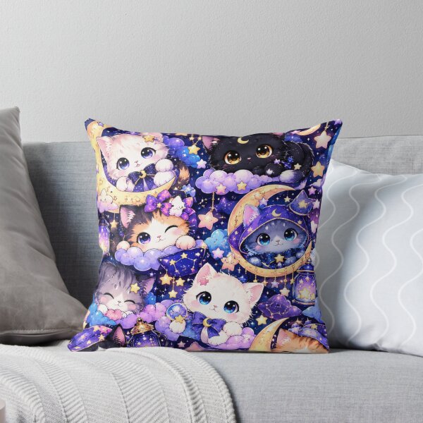 Item preview, Colorful Nordic Tropical Cat Pattern designed and sold by Aramdesing.