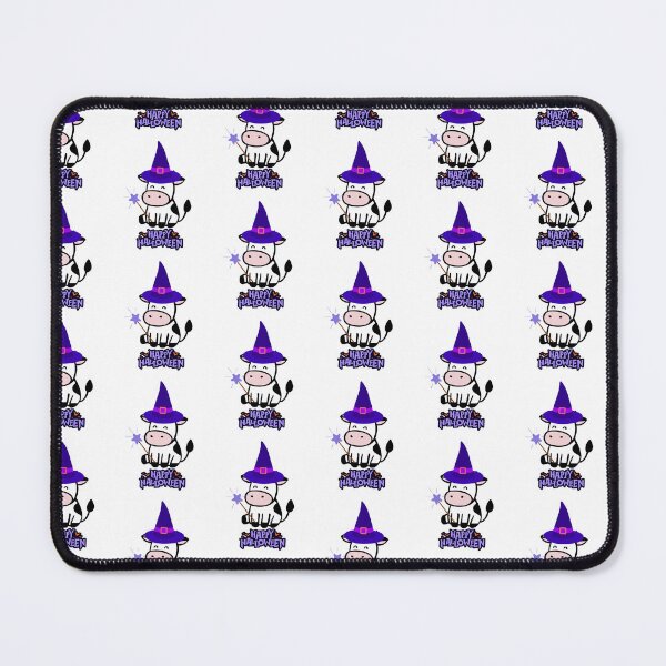 Item preview, Cute Halloween Witch Cow Magic Spooky Kawaii designed and sold by Inka Moon Design.
